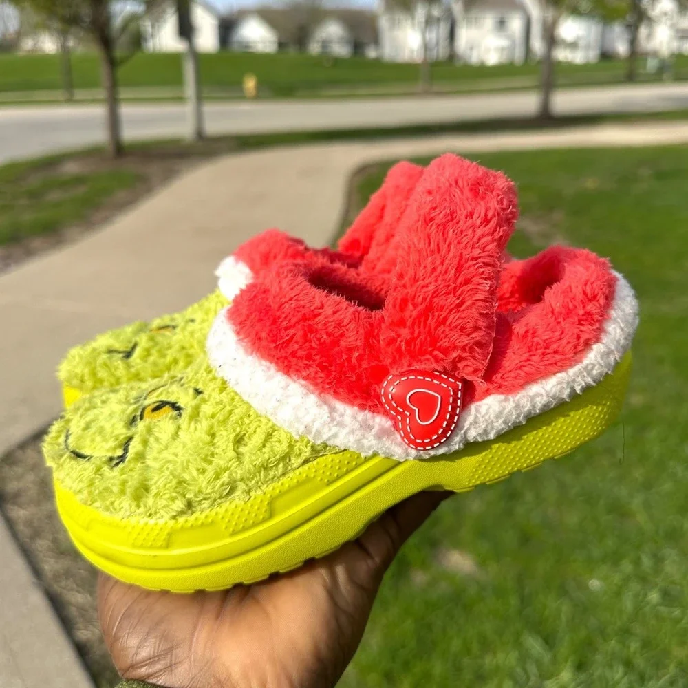Crocs‎ x The Grinch Little Kids Classic Lined Clogs Little Kids Size 13 Shoes
